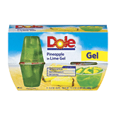 Dole Fruit Bowls Pineapple In Lime Gel 4.3 Oz Cup Full-Size Picture